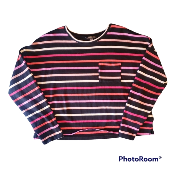 Banana Republic Long Sleeve Marine Stripe top - XL - Picture 2 of 6